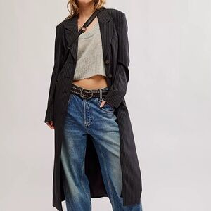 free people hailey duster blazer